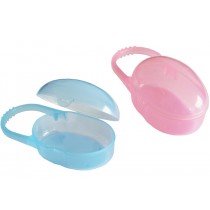Non Toxic BPA Free Baby Travel Pacifier Case,Unisex Nipple Shield Case & Pacifier Holder 2 Packs (Mix Color)