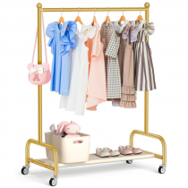 Kids Dress Up Rack with Wheels