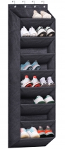 SLEEPING LAMB Over The Door Shoe Organizer for Closet with Large Deep Pockets